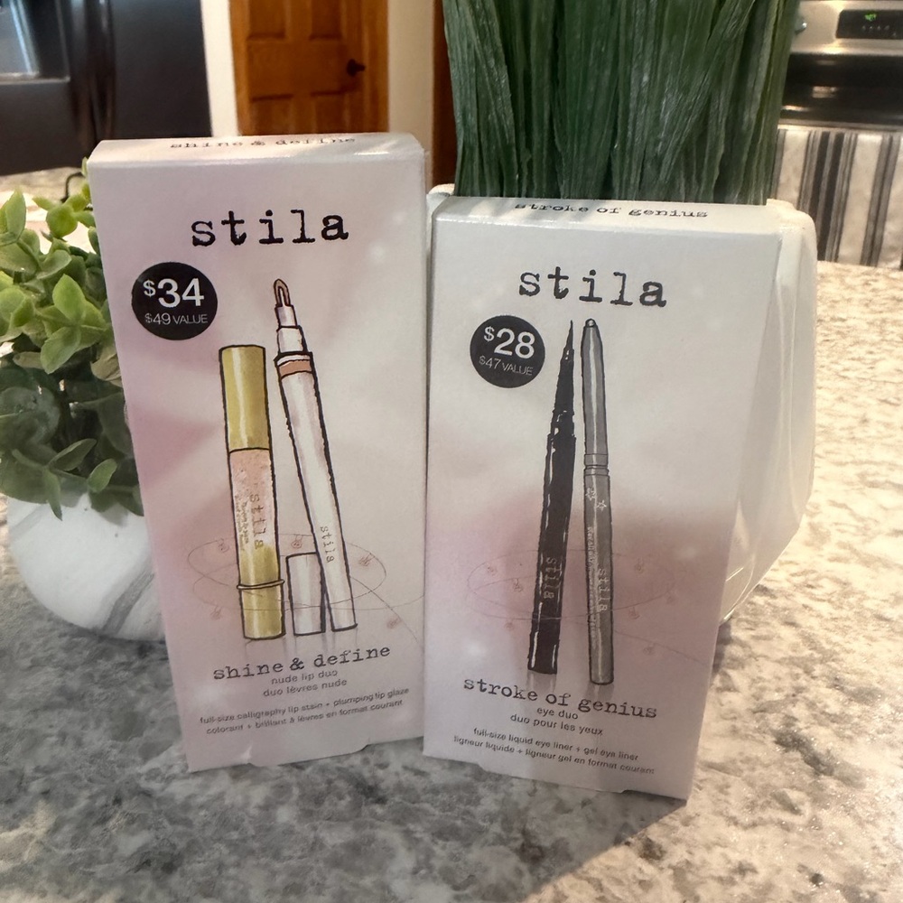 Stila Shine & Define Set with Gold and Silver